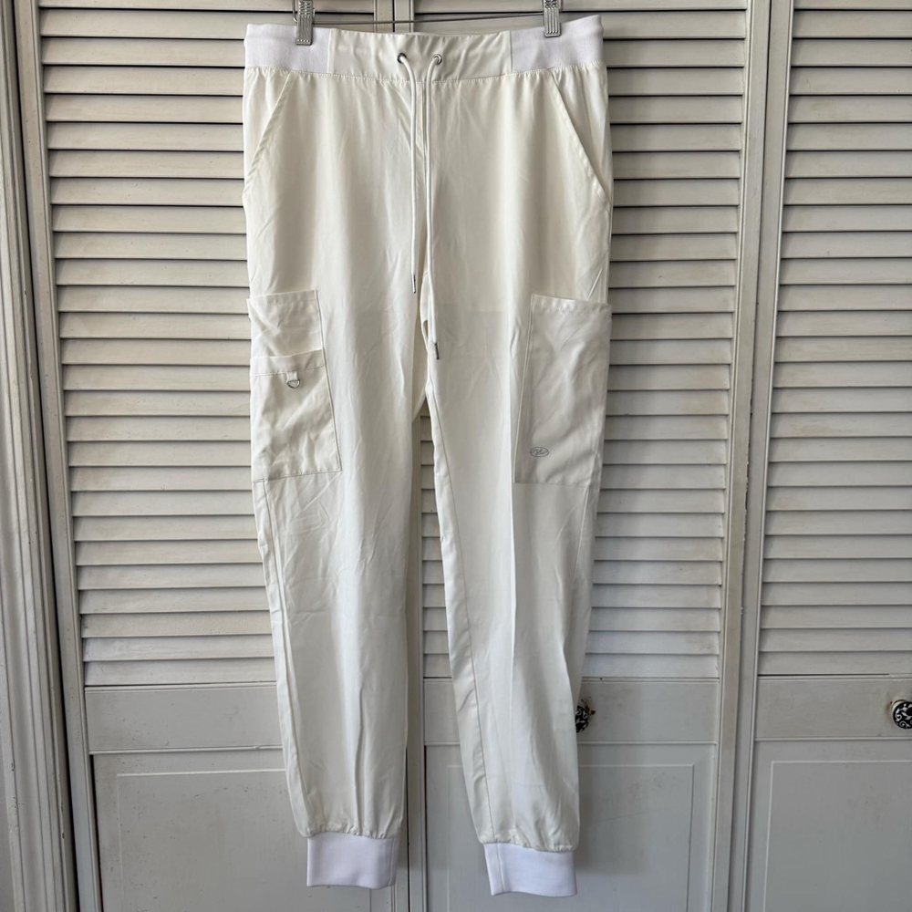Medics White Jogger Pants Size M
